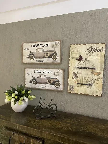 Detalhe da decoração do apartamento Rolinha
