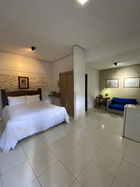 Apartamento Sanhaço, com área de estar